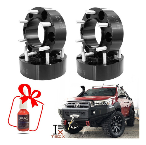 Kit Espaciadores Toyota Hilux 16/2021 2 6/139 Llanta Cb106