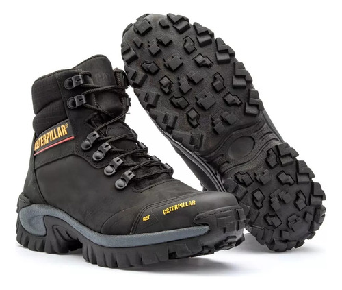 Borcegos Botas De Trabajo Con Punta Reforzada Pvc Caterpill