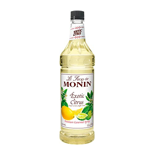 Jarabes De Sabor - Monin Exotic Citrus Syrup, 1 Liter (pack 