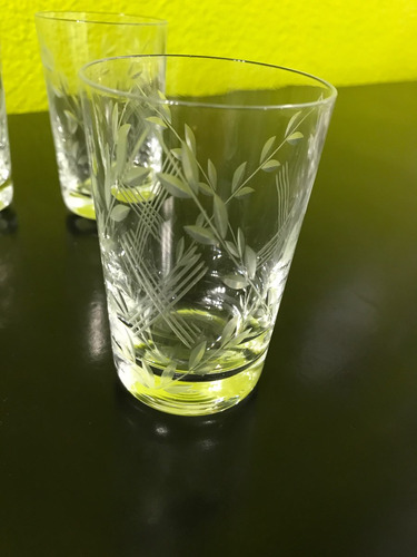 Vaso Cristal Grabado