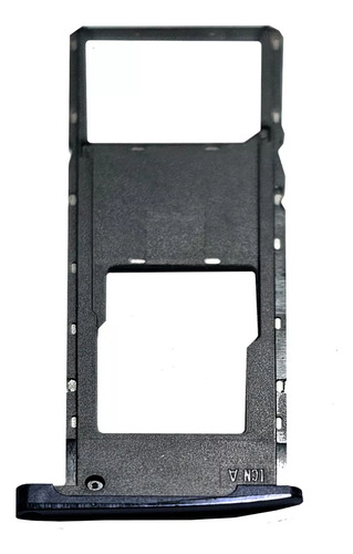 Bandeja Porta Sim Para Motorola G6 Plus Negro Xt1926