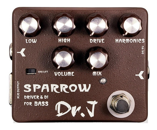 Joyo D53 Dr J Sparrow Preamplificador Para Bajo Salida Xlr