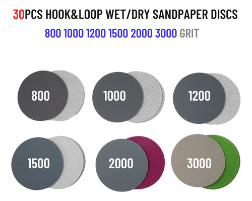 Peças De Lixamento Hook & Loop Discos De Lixar De Boa Flexib