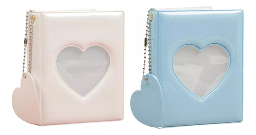 Hermoso Álbum Tipo Cartera Con Forma De Corazón Hueco En For