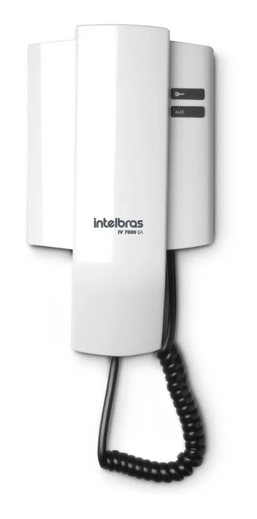 Extensão De Áudio Para Video Porteiro Iv7000 Ea Intelbras Cor Branco