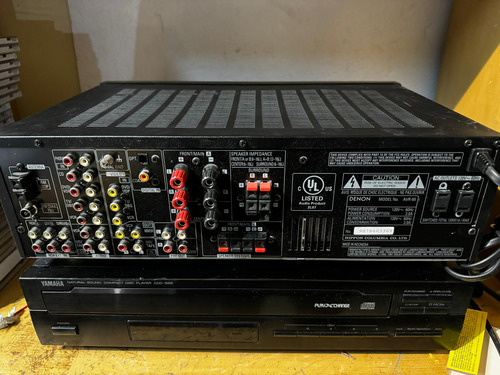 Denon Receiver Avr-65 Stereo Amplificador Entrada Tornamesa (Usado)