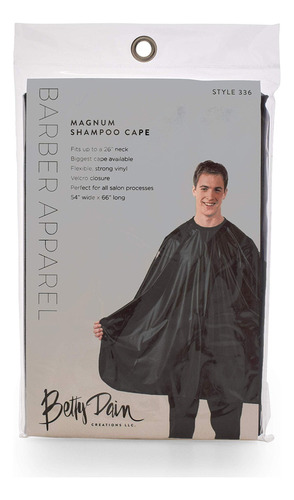 Betty Dain Magnum Shampoo Capa Con Vinilo De Toque Y Cerrado