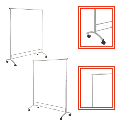 Kit Araras Md Simples De 1,20m + 1,5m Cromada Reforçada  
