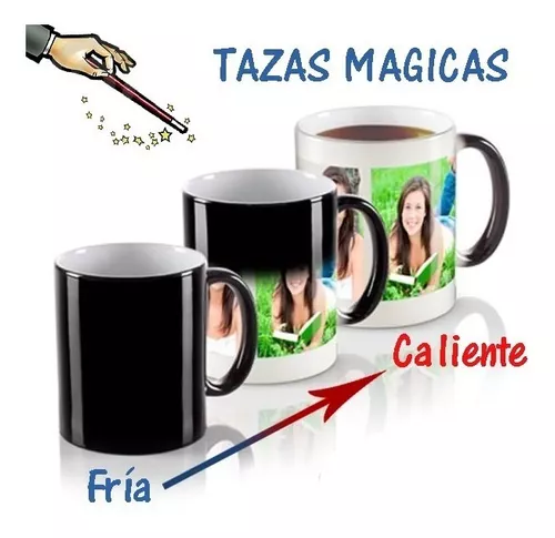 Taza mágica Personalizada con Fotos y Texto, Taza de cerámica Que Muestra  tu Foto o diseño Cuando se Caliente