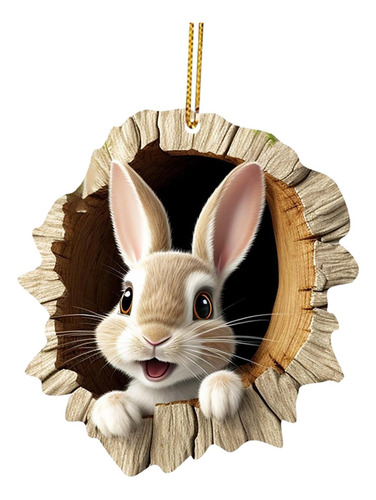 2 Colgante De Pascua, Cartel Colgante Acrílico Para Estilo