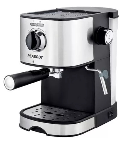 Cafetera Peabody Express 15 Bar Presion 850w Color Plateado