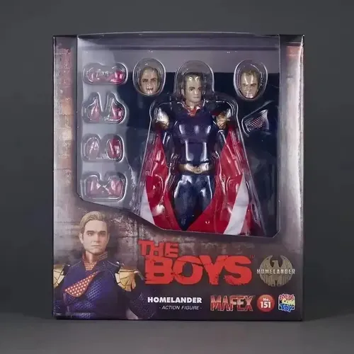 Homelander Mafex The Boys - Boneco De Ação Colecionável