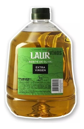 Aceite De Oliva Extra Virgen Laur 2 Litros