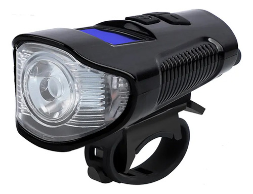 Farol Bike Buzina Velocimentro Pisca Recarregável Usb Xa585