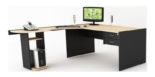 Imagen 3 de 6 de Mesa Escritorio En L, Puesto De Trabajo Izquierdo Cod. 914