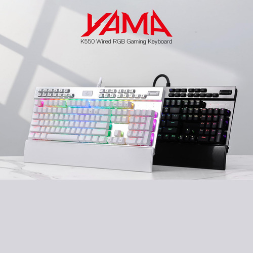 Teclado Para Jogos Redragon K550 Rgb 104 Teclas + 12 Macro G