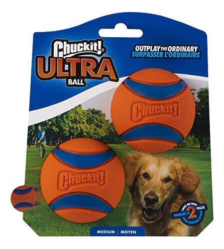 ¡tiralo! Ultra Ball, Mediano (2.5 Pulgadas) Paquete De 2