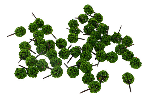 50 Piezas En Apariencia De Modelo Árboles Diy Paisaje