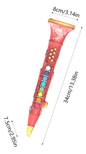 Instrumento De Simulación De Juguete Para Niños, Clarinete,