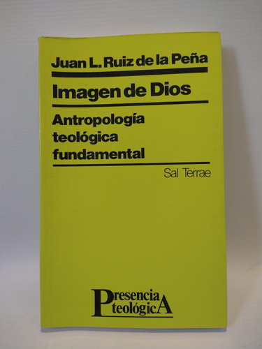 Imagen De Dios Juan L Ruiz De La Peña Sal Terrae