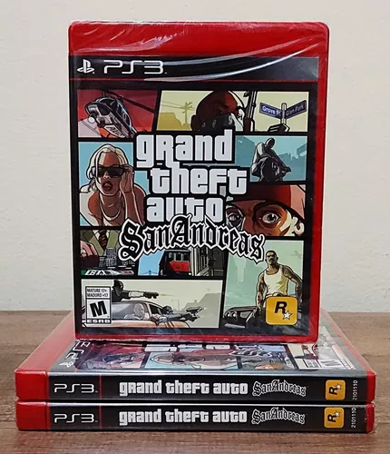 GTA San Andreas mídia física PS3 novo Lacrado