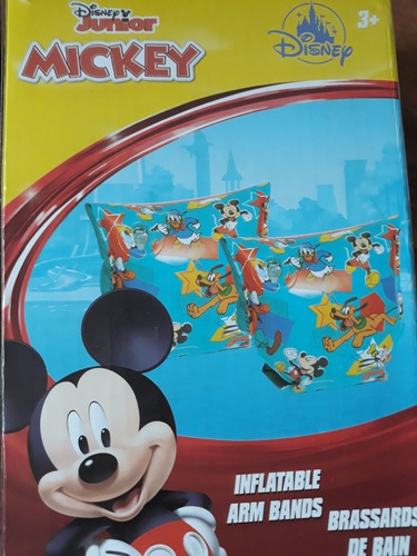 Flotadores De Brazos Disney Cars, Mickey Mouse, Para Niños