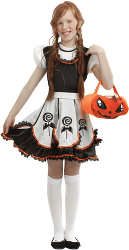 Disfraz Para Niña De Calabaza Bonita Disfraz Vestido Para Niña Cute Pumpkin Girl Kids Disfraz Halloween De Calabaza Moderno