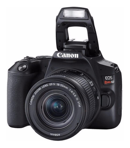 Canon EOS Rebel SL3 18-55mm IS STM DSLR cor preto