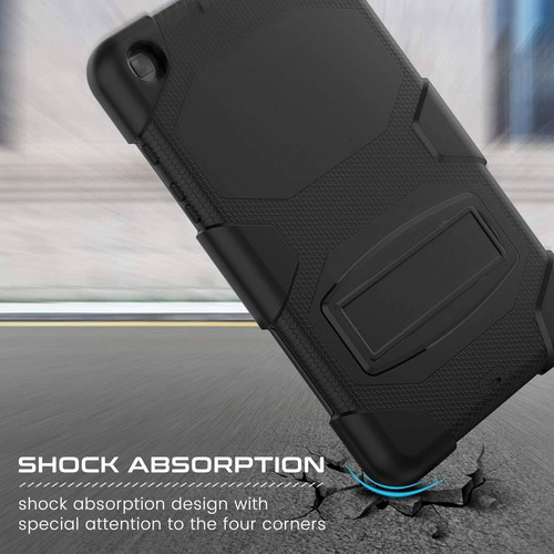 Funda Hxc Galaxy Tab A 8.0 T290/t295 + Protector Negro