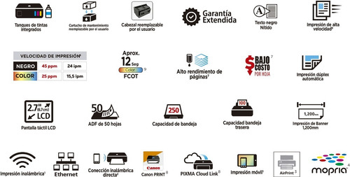 Impresora Canon Maxify Gx6010 Multifuncional Wifi- Boleta