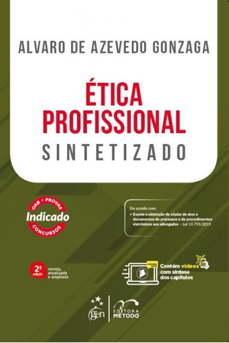 Ética Profissional - Sintetizado, De Alvaro De Azevedo Gonzaga. Editora Metodo - Grupo Gen, Capa Mole Em Português