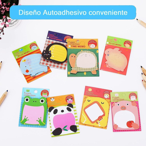 16 Bolsos Post It, Notas De Pegatinas Niños, Notas Adhesivas