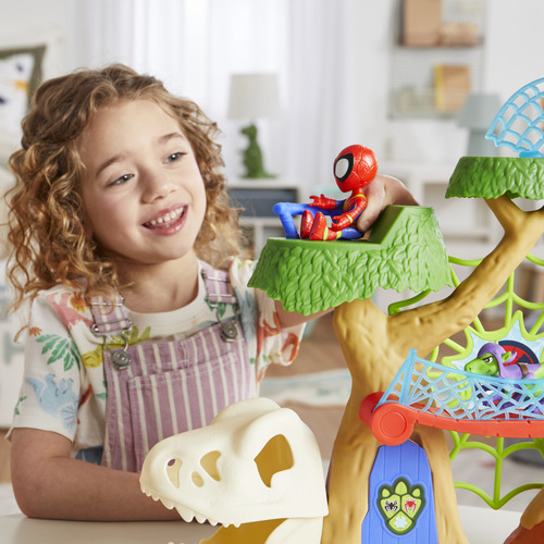 Set Dino-árbol Arácnido Spidey Y Sus Sorprendentes Amigos