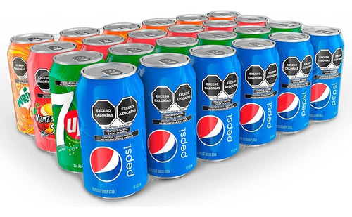 Refresco Pepsi Mix Surtido 24 Lata De 355ml