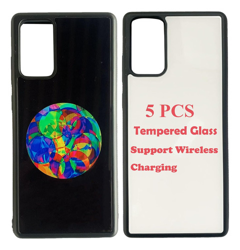 Pack De 5 Fundas Blancas Para Samsung Galaxy S20-subliMac...