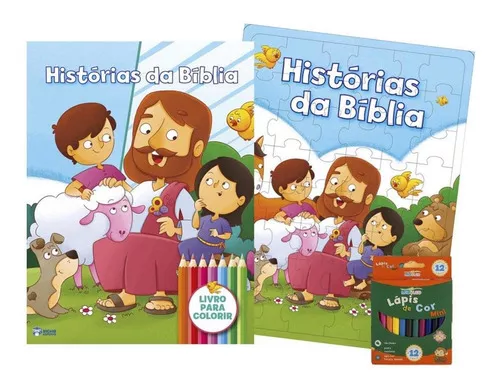 BÍBLIA INFANTIL LIVRO QUEBRA-CABEÇA