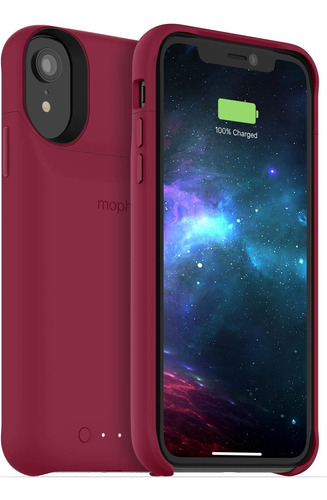 Funda Cargadora iPhone XR Mophie Ultra Slim Red