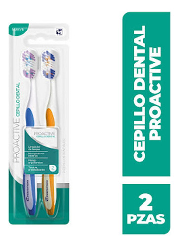 Cepillo Dental Farmatodo Proactive Adulto X 2 Und