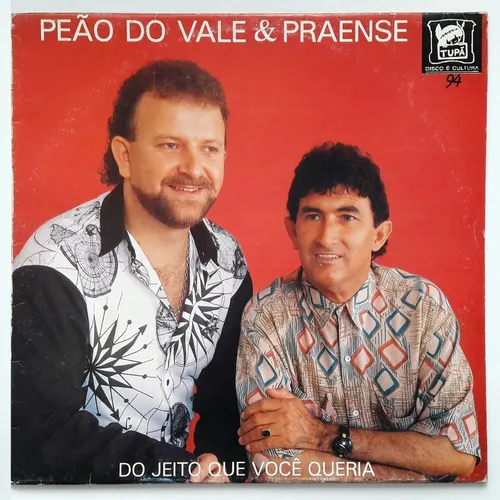 Disco de vinil Peão Carreiro e Praense- Autores em Dueto - Vinil Records