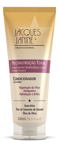 Condicionador Reconstrução 240ml - Jacques Janine