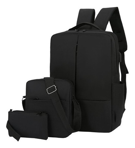 Mochila Impermeable De 3 Piezas Para Hombre De Negocios Casu