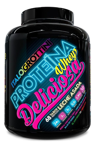 Proteina Whey Deliciosa LECHE ASADA 2.3 Kg 5.2LB