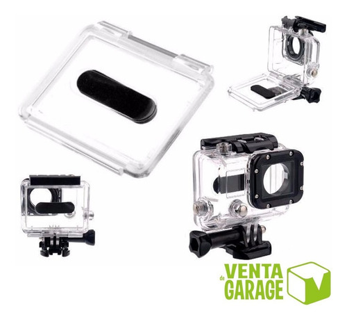 Tapa Trasera Watercase  Transparente Gopro Hero 3/3+