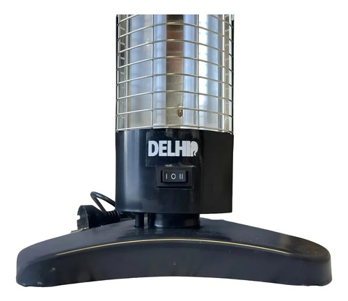Estufa Eléctrica Vertical Cuarzo 2 Potencias Negro