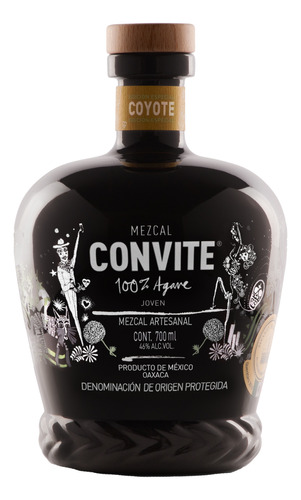 Mezcal Convite Coyote 700 Ml