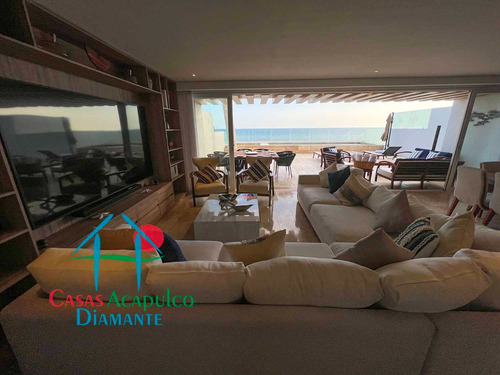 Cad Ikaroa Ph 6. Penthouse De Playa Con Terraza, Alberca, Jacuzzi Privados Y Vista Frontal Al Mar