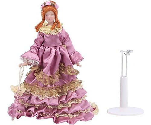 Tboxbo Victorian Lady Miniature People Porcelana Mini Victo