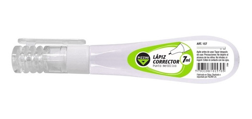 Lapiz Liquid Corrector Pizzini 7ml Lapicera