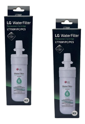 Filtro Refrigerador LG Lt700p Adq36006101 Original Kit 2 Pza