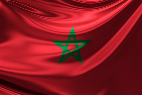 Bandera Marruecos 1,50mt X90cm